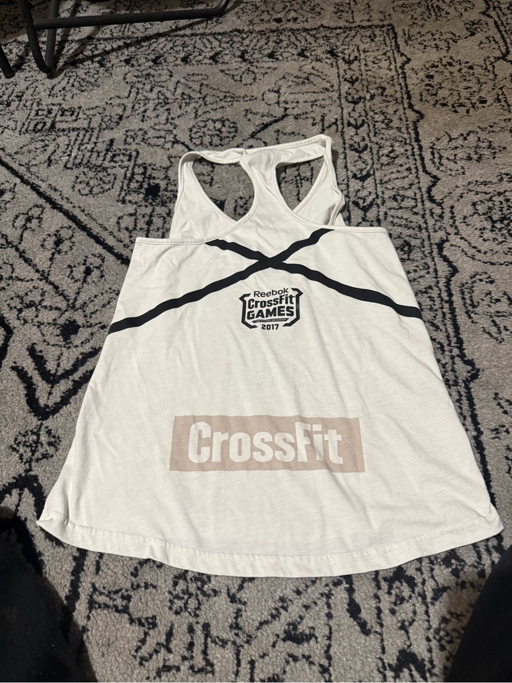Reebok 2017 CrossFit Games Racerback Tank Off White Women’s